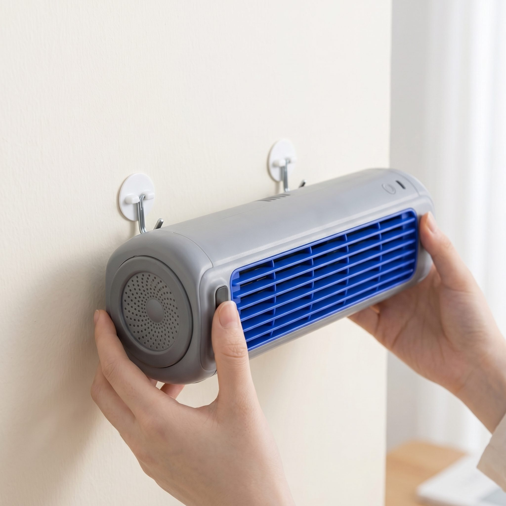 FrozaAC fixé au mur